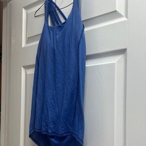 Lululemon Athletica Blue Sleeveless Tank Top